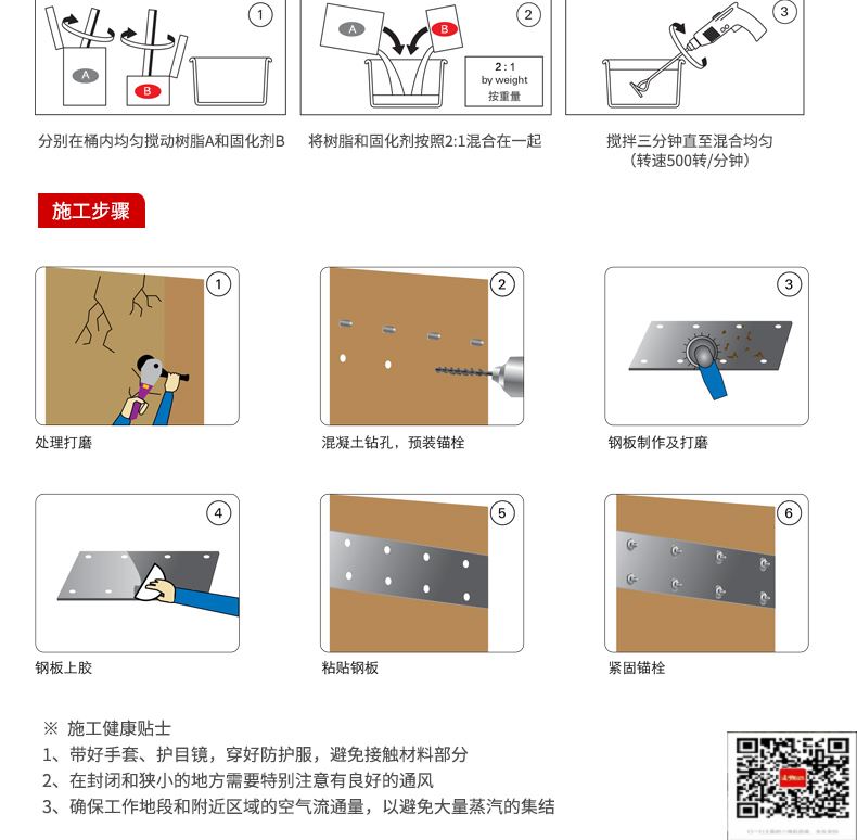 包钢融安粘钢加固施工过程